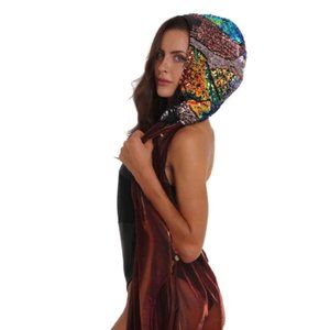 PARADISE IRIDESCENT DUSTER HOODIE - PHOENIX